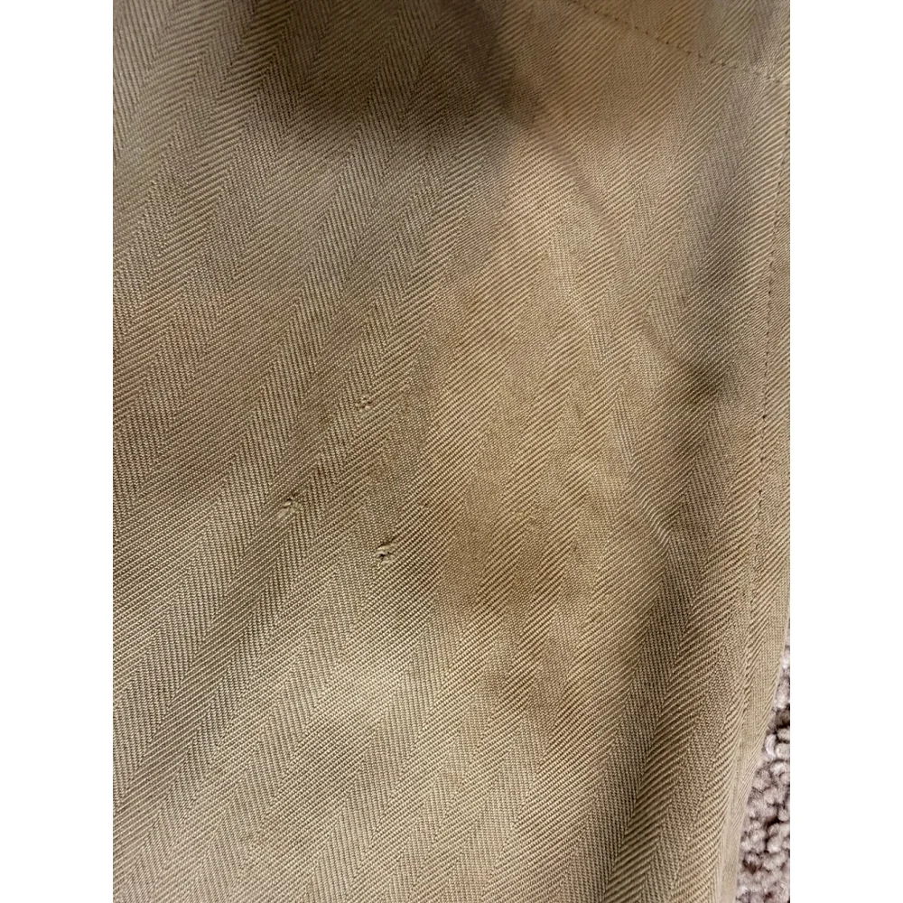 Men's Tommy Bahama Flat Front Shorts Sz 40 Beige 100% Silk Preppy Coastal Resort
